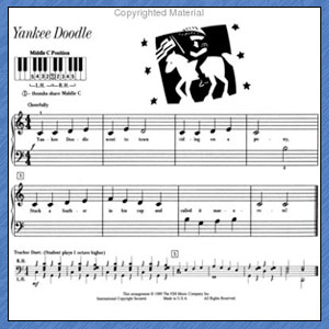 picture of easy beginner piano music